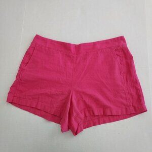 Gap Linen Blend Pink Shorts Size XL